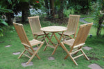Anderson Teak Set-108B Windsor Classic 5-Pieces Bistro Set