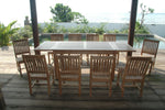 Anderson Teak Set-15 Bahama Rialto 11-Pieces Rectangular Dining Set