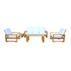 Anderson Teak Set-142 Capistrano 5-Piece Deep Seating Sofa Collection