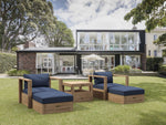 Anderson Teak Set-154 Copacabana 5 pieces Modular Deep Seating Set