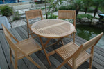 Anderson Teak Set-24 Windsor 5-pieces Round Bistro Set