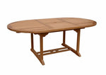 Anderson Teak TBX-071VT Bahama 71" Oval Extension Table Extra Thick Wood