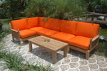 Anderson Teak Set-73 Luxe 7-Pieces Modular Set