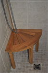 Anderson Teak SPA-1919 Shower Stool Corner