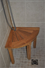 Anderson Teak SPA-1919 Shower Stool Corner