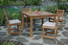 Anderson Teak SET-206 Montage Windham  5- Pices Dining Set A
