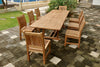 Anderson Teak Set-79 Bahama Sahara 9-Pieces 10' Rectangular Dining Set
