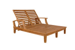 Anderson Teak SL-209 Brianna Double Sun Lounger with Arm
