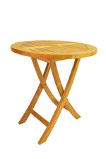 Anderson Teak TBF-027R Bahama 27" Round Bistro Folding Table