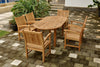 Anderson Teak Set-83 Bahama Sahara 7-Pieces 78" Oval Dining Set