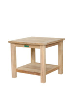Anderson Teak TB-222S 22" Square 2-Tier Side Table