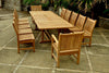 Anderson Teak Set-90 Valencia Sahara 13-Pieces Rectangular Dining Set