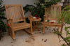 Anderson Teak Set-47 Del-Amo Bahama 3-Pieces Set with Folding Round Side Table