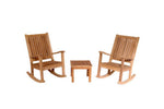 Anderson Teak Set-4 Del-Amo Bahama 3-Pieces Set with Square Side Table
