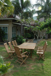 Anderson Teak Set-32B Valencia Classic 11-Pieces Dining Set