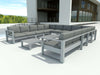Anderson Teak Set-5003 Lucca 13-pieces set