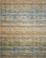 Nourison Rhapsody Transitional Beige/Blue Area Rug