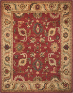 Nourison Tahoe Traditional Red Area Rug