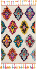 Nourison Moroccan Casbah Transitional Ivory/Multicolor Area Rug