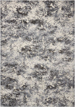 Nourison Gleam Contemporary Ivory/Slate Area Rug