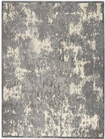 Nourison Sahara Contemporary Ivory/Grey Area Rug