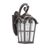 Chloe Lighting CH22009RB15-OD1 Galvani Transitional 1 Light Rubbed Bronze Outdoor Wall Sconce 15`` Height