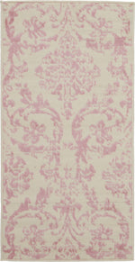 Nourison Jubilant Transitional Ivory/Pink Area Rug