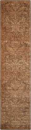 Nourison Silken Allure Traditional Chocolate Area Rug
