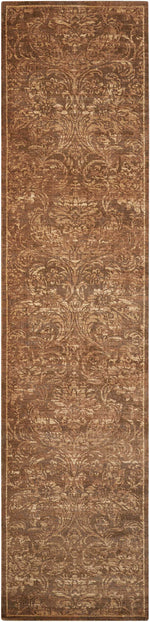 Nourison Silken Allure Traditional Chocolate Area Rug