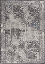 Nourison Grand Expressions Traditional Grey/Ivory Area Rug