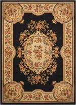 Nourison Paramount Traditional Black Area Rug