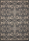 Nourison Caribbean Transitional Charcoal Area Rug