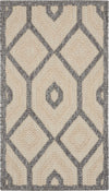 Nourison Palamos Contemporary Cream Area Rug