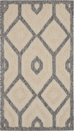 Nourison Palamos Contemporary Cream Area Rug