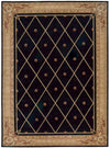Nourison Ashton House Traditional Black Area Rug