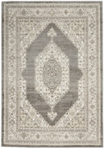 Nourison Cyrus Traditional Ivory/Grey Area Rug