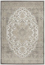 Nourison Cyrus Traditional Ivory/Grey Area Rug