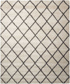 Nourison Brisbane Contemporary Ivory/Charcoal Area Rug
