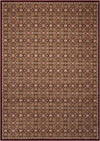 Nourison Antiquities Traditional Burgundy Area Rug