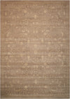 Nourison Silken Allure Traditional Taupe Area Rug