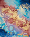 Nourison Prismatic Contemporary Multicolor Area Rug