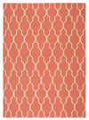 Nourison Home & Garden Transitional Orange Area Rug