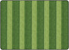 Flagship Carpets Cozy Basketweave Stripes/green  Educational Rug