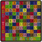 Flagship Carpets Addition And Subtraction  Educational Rug