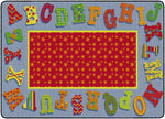 Flagship Carpets Dancing Alphabet  Educational Rug