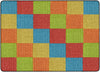 Flagship Carpets Cozy Basketweave Blocks/multi  Educational Rug