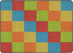 Flagship Carpets Cozy Basketweave Blocks/multi  Educational Rug
