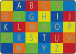 Flagship Carpets Alphabet Seating Squares (set Of 26)  Educational Rug
