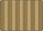 Flagship Carpets Cozy Basketweave Stripes/natural  Educational Rug