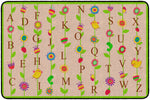 Flagship Carpets Blooming Alphabet Tan  Educational Rug